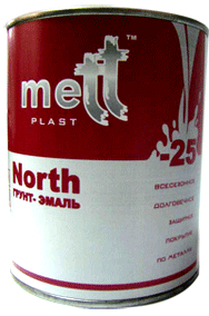 Грунт-эмаль ПО РЖАВЧИНЕ всесезонная METTPLAST-NORTH 